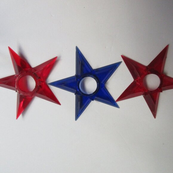 8 NOMA Plastic Star Reflector Covers for C7 Bulbs Christmas Lights GLOLITE - Picture 3 of 10